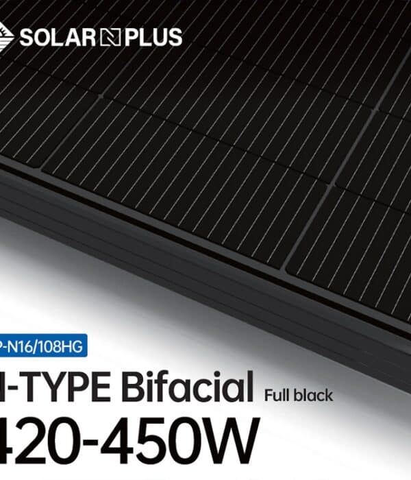 Двулицев соларен панел 440W TOPCon Full Black